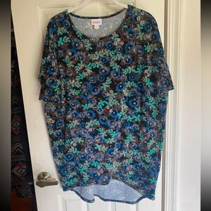 LULAROE Simply Comfortable Long Tunic Top Multicolor Size xxs Women’s